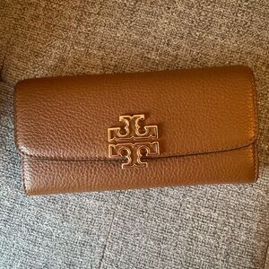 Tory Burch Tan Leather Wallet